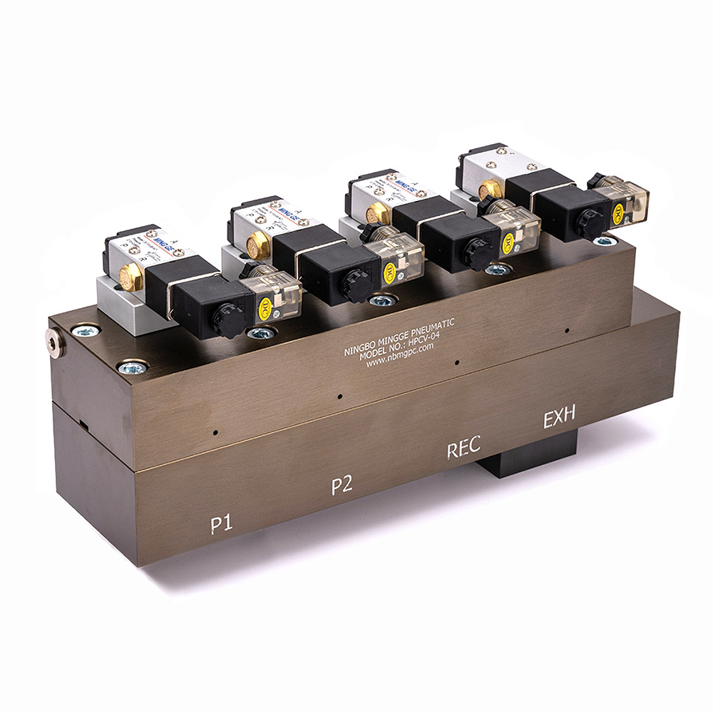 HPCV-04带回收功能吹瓶机四联高压组合阀四联高压吹瓶阀组阀块
