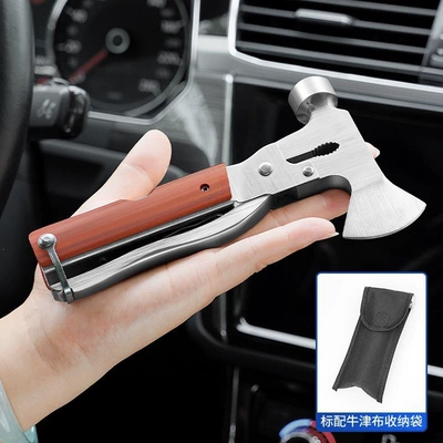 Qəza çəkici window breaker, vehicle-mounted emergency - stainless-steel-safety-hammer-ax-hammer
