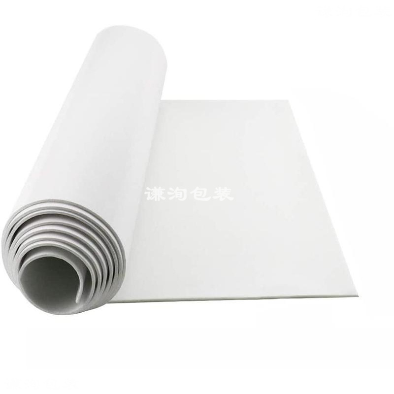 批发薄泡沫片白色EVA泡沫片卷，用于角色扮演服装工艺品DIY项目