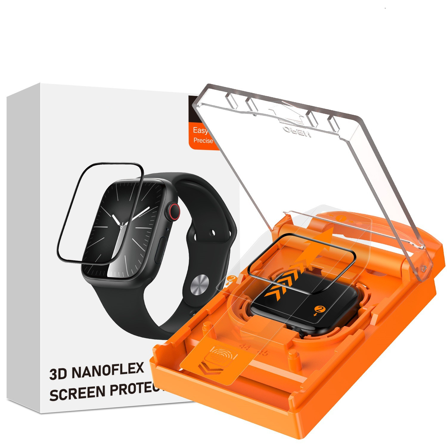 Estuche de almacenamiento a prueba de polvo para Apple Watch S10/S9, estuche de almacenamiento a prueba de polvo, anticaídas y a prueba de polvo, herramienta protectora de pantalla para S8/S7/11.