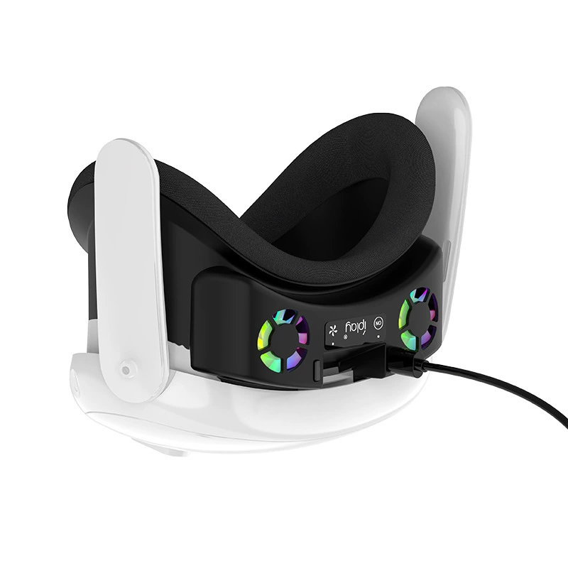 Охлаждающий вентилятор для Meta Quest 3, щит от света для очков Oculus Quest 3, RGB-подсветка