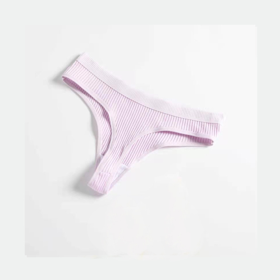 Nuevo tipo de pantalones en forma de T para niñas abdominales para elevar las caderas, pantalones en forma de T para mujeres de cintura baja, pantalones de algodón transpirables, procesamiento personalizado