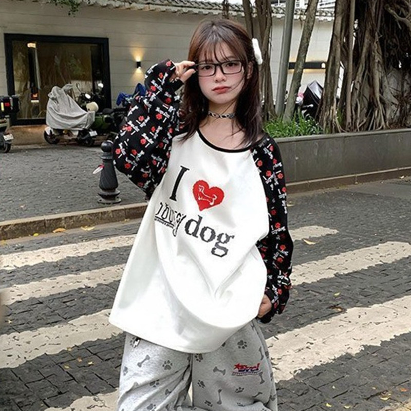 Cotton brand thin fashionable long-sleeve