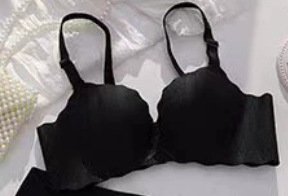 Sin costuras, cómodo y transpirable, colección lateral tridimensional, soporte superior, antideslizante, leche auxiliar, ropa interior anti-flacidez, sujetador de texto para niña, pequeño