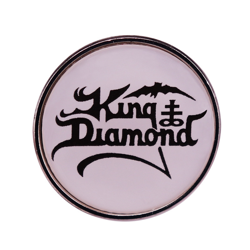 Diamond Kings Band Logo Brooch Badge Rock Music Fan Lovers Gift Diamond Kings Band Logo Brooch Badge Rock Music Fan Lovers Gift