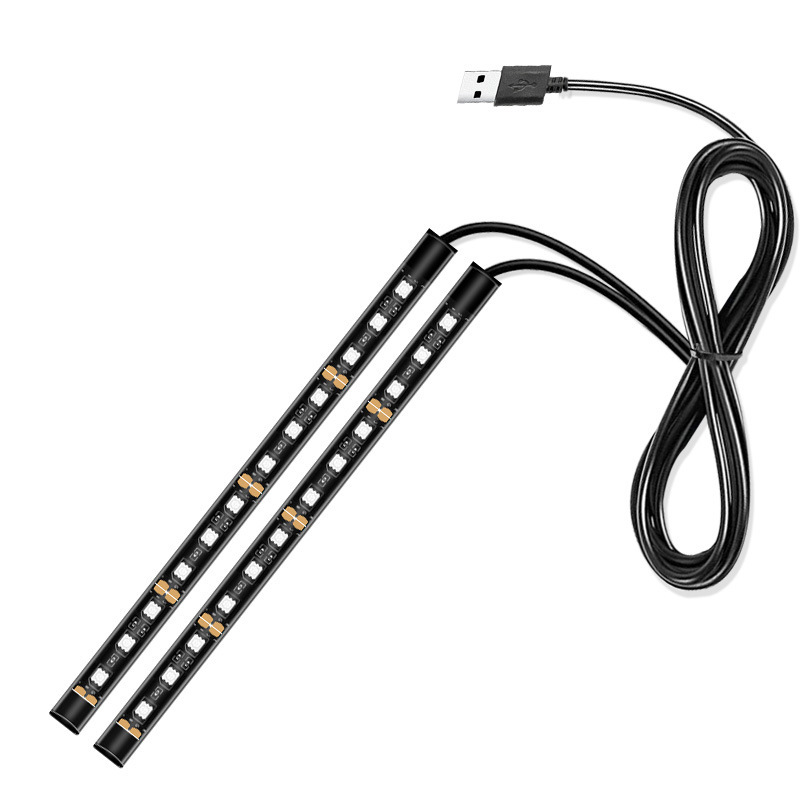 Lámpara de atmósfera LED para automóviles, uno, cuatro, uno, dos, lámpara de pie monocromática, lámpara de atmósfera de pie para automóviles image 9