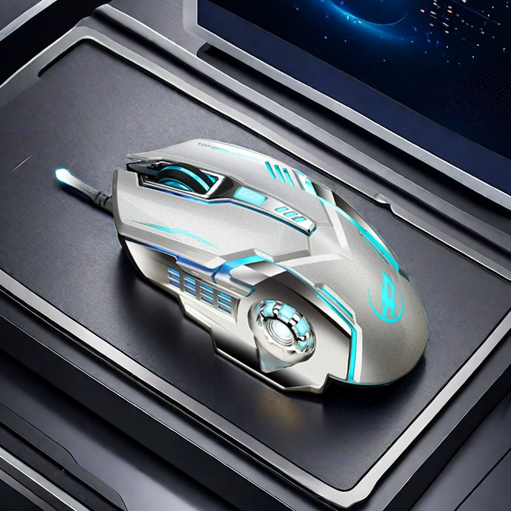 Игровая мышь для программирования, ноутбук, дизайн игры
