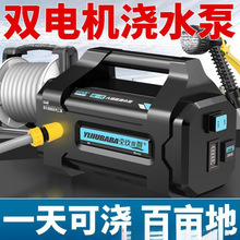 抽水泵充电式菜地浇水机淋浇菜农用浇地家用锂电抽水机灌溉机