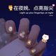 Children's Nail Stickers Luminous Nail Art Stickers Little Girl Cartoon Safety Luminous Cute Waterproof Environmental Protection Princess Patch