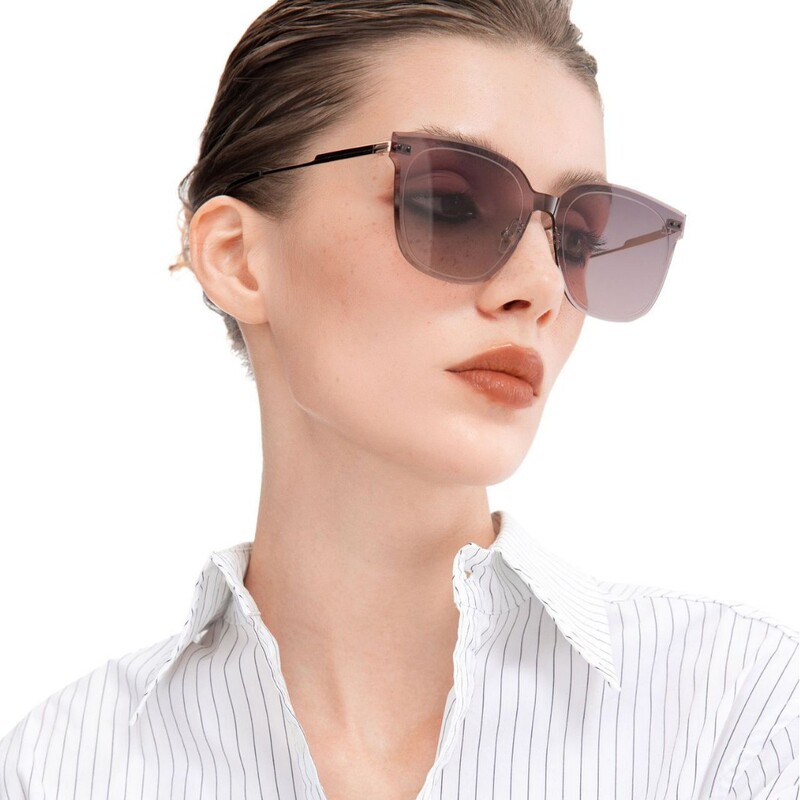 Dolby Brand Fashion Frameless Elegant Sunglasses Women's All-in-One Lens Sunglasses Men's Instagram Style Street Shot Slim Look