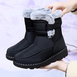 Women's Shoes, Snow Boots, Winter Warm and Cold-Proof, Versatile Cotton Boots, Waterproof and Non-Slip Shoes, Wear-Resistant, Comfortable and Warm Boots