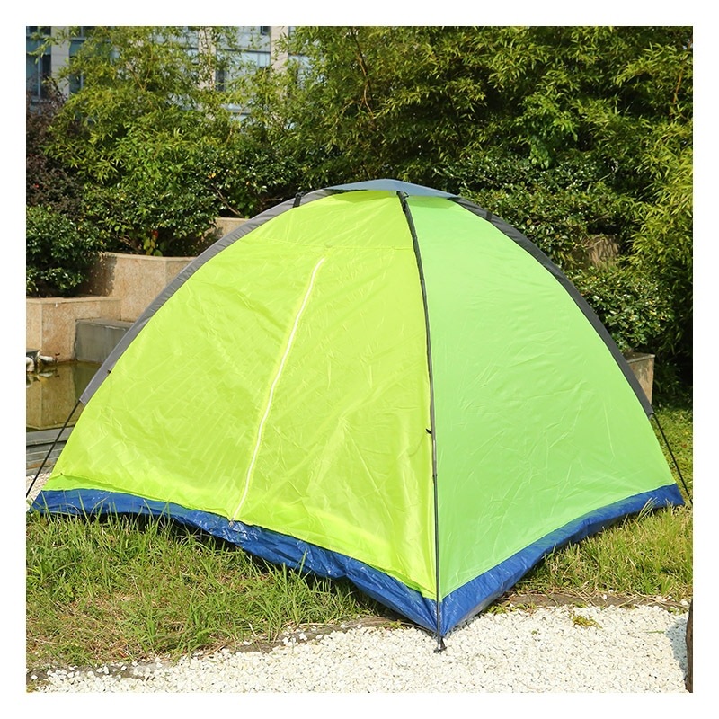 Venta directa de fábrica al aire libre doble adulto tienda de campaña suministros para acampar en la playa de una sola capa conveniente, instalación simple y rápida