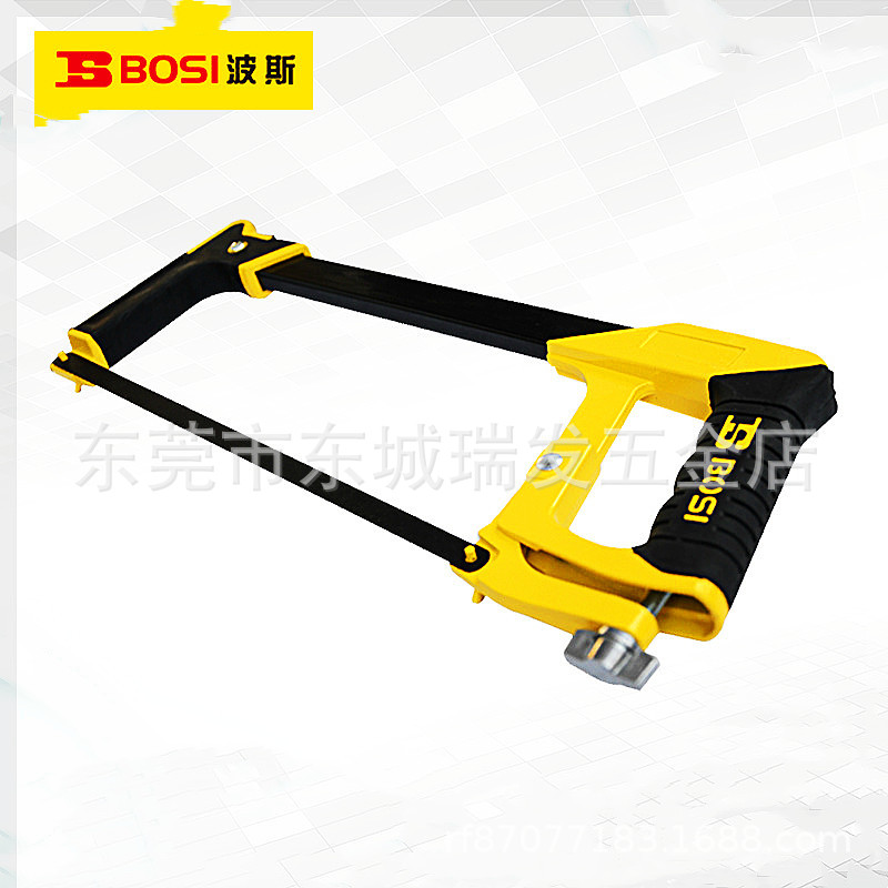 波斯工具 钢锯架(黑黄色) 手锯架弓条手锯BS283012架