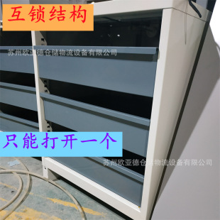 Interlocking Repair Tool Cabinet Ouyade Workshop Mobile Tool Cart with Drawers