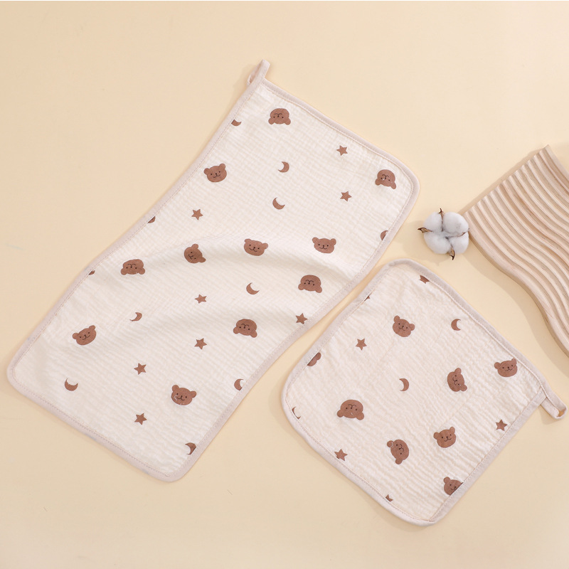 Children's gauze soft handkerchief for face washing 4