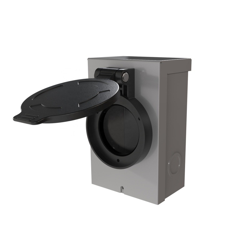 ETL列出的预钻孔NEMA L14-30P 30安培发电机电源进线盒