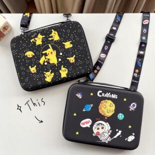 Cartoon iPadPro protective case 11 inch leather with keyboard 10.9 inch iPadAir5 flat full set storage bag
