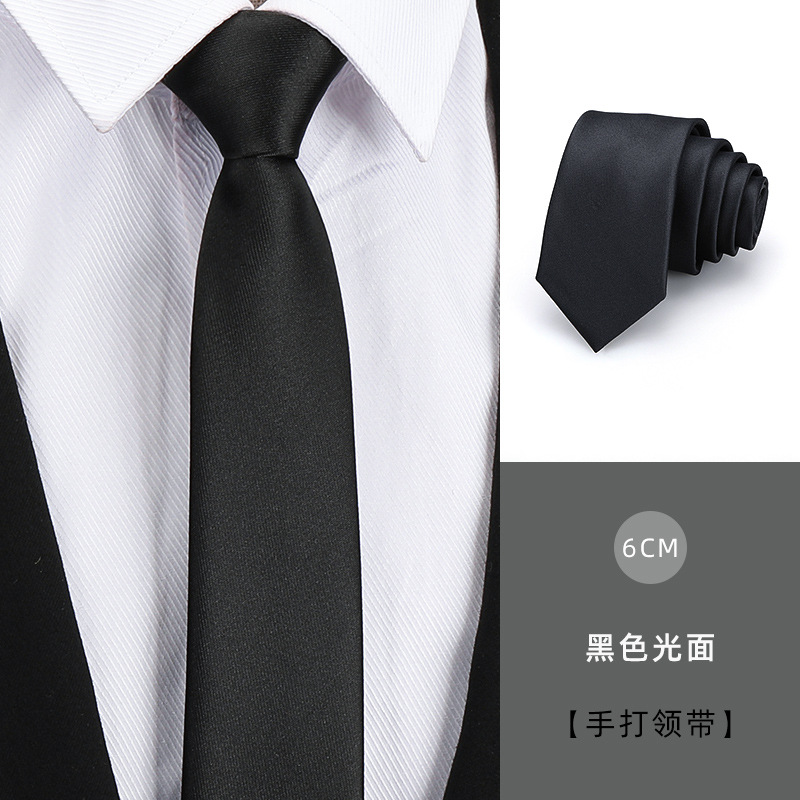 6CM 검정색 광택 핸드 프린팅