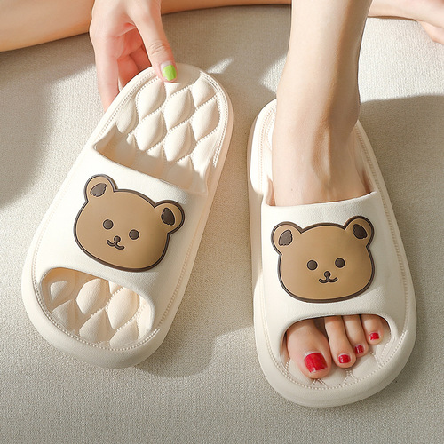 Non-slip EVA slippers with a 