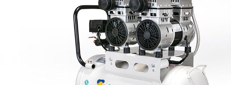 Small oil-free silent air compressor, high-pressure 220V household air compressor for painting, woodworking, and home decoration