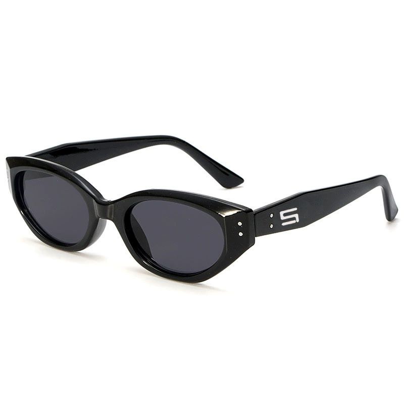 Очки солнцезащитные UV400 Cat-Eye стиль, компактное оформление лица, европейский тренд