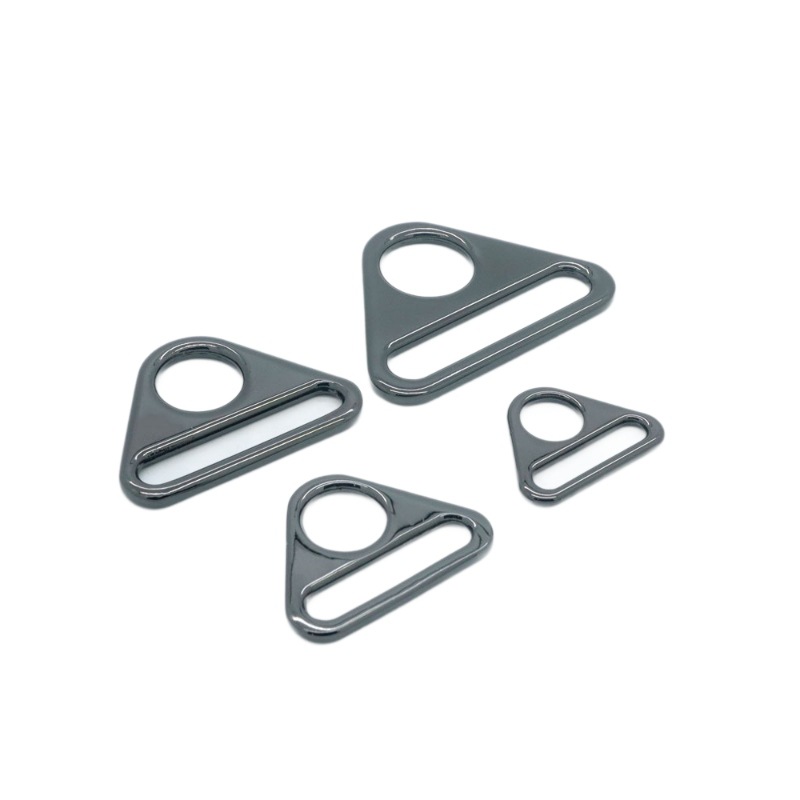 Accesorios de equipaje hebilla de triángulo hebilla colgante aleación DIY Placa de triángulo correa de hombro hebilla bolsa de hardware caja de hebilla de bolsa