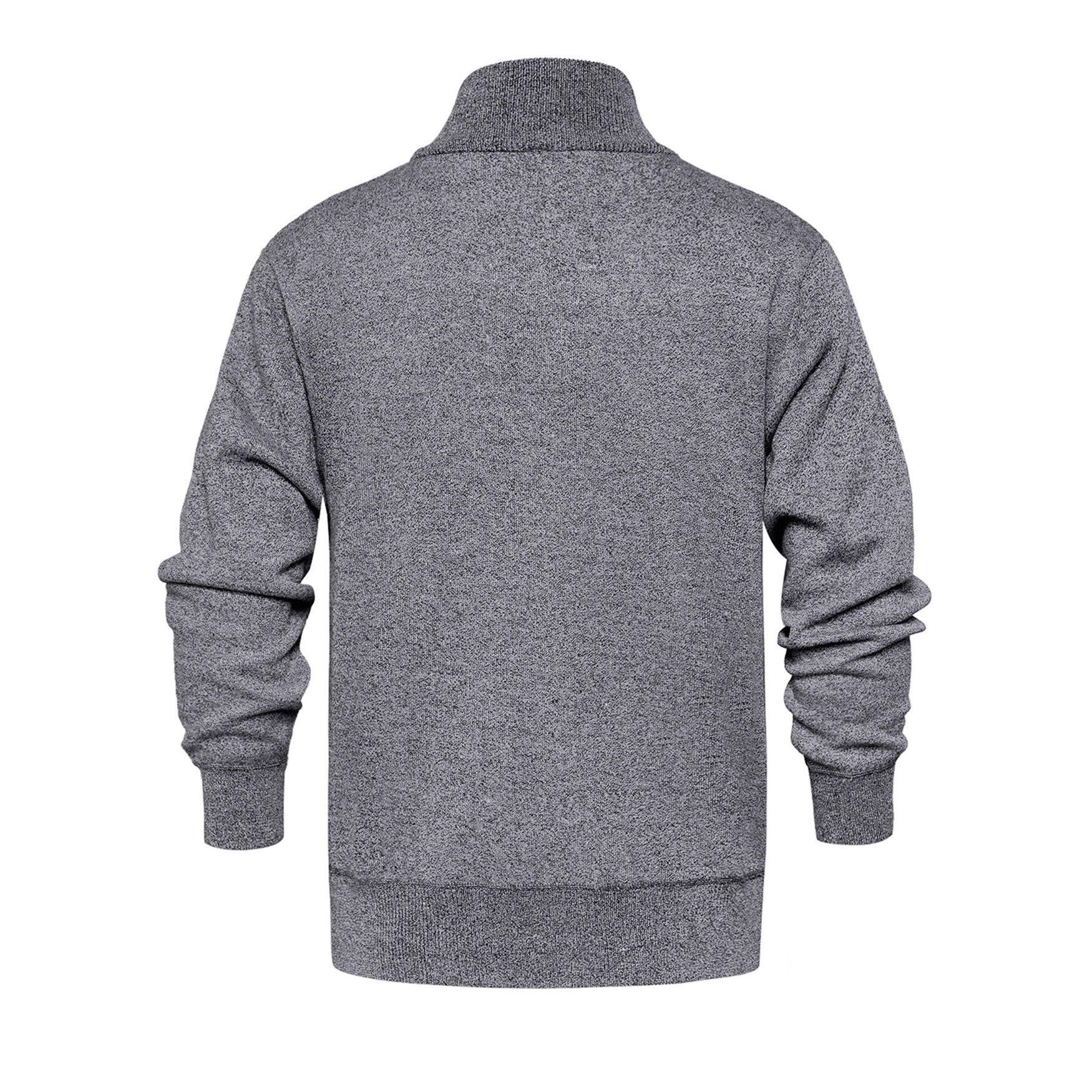 Nuevo transfronterizo de Europa y América Amazon moda de invierno con solapa Cardigan de manga larga jersey de punto engrosado suéter de hombre