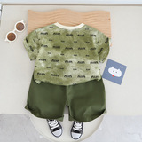 Летний комплект для мальчиков, детские нарукавники, короткий рукав, детская одежда