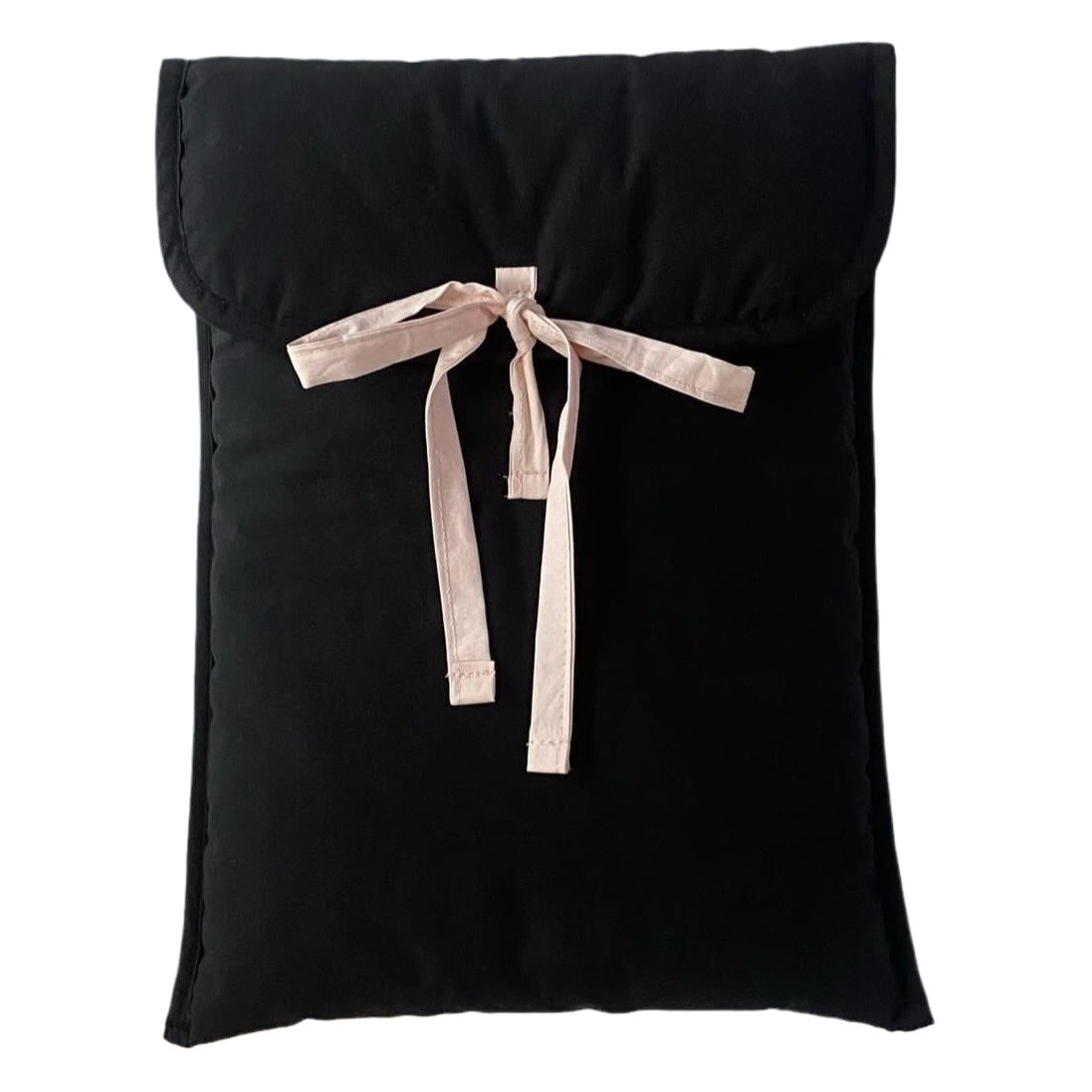 Korean Instagram Influencer's Same Style Ballet-Style Pink Bow Padded Notebook Tablet Bag Portable iPad Case