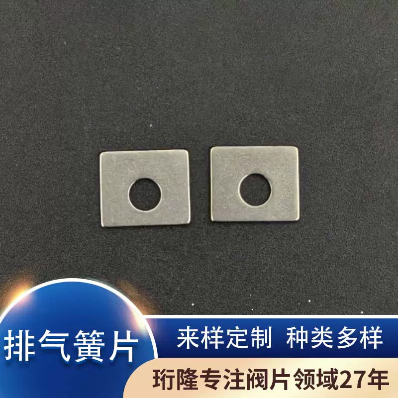 定制批发五金冲压件无油空压机汽车制动空调压缩机 排气簧片定制