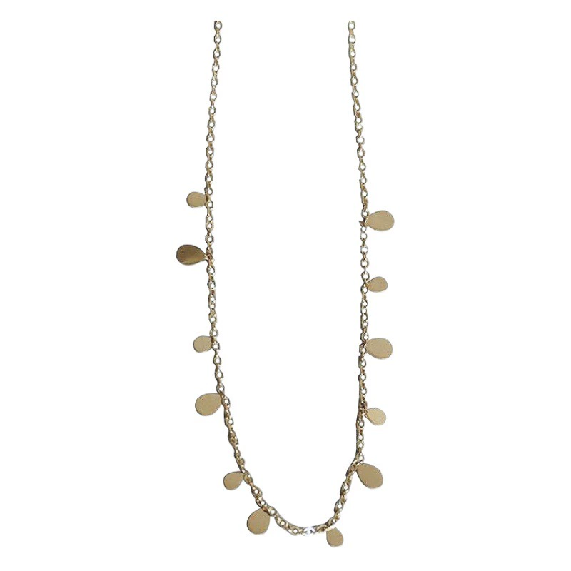 Европейские и американские дикие титановые стальные ожерелья женские легкие роскошные нишевые дизайнерские цепочки ключицы свитера цепи 2021 новый модный аксессуар