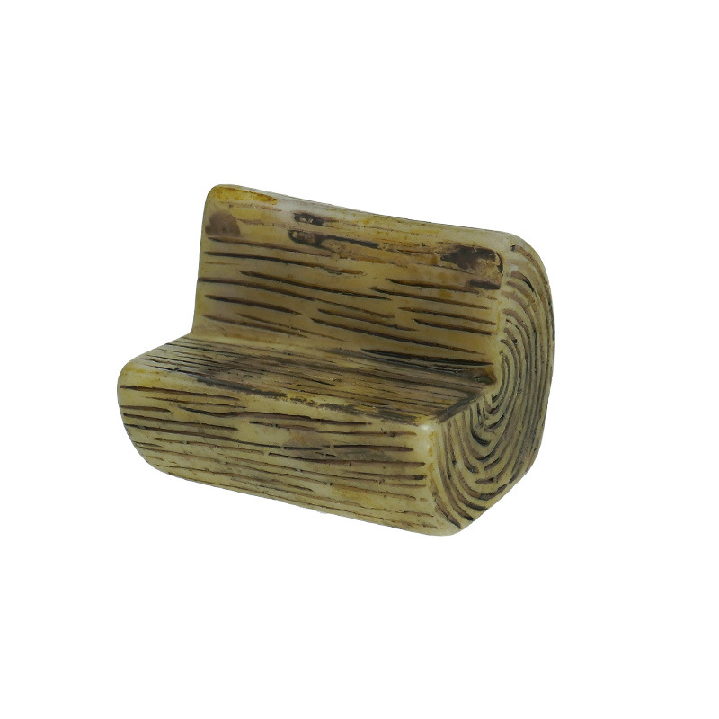 Adornos de resina decoración Suculento jardín timón mini escalón en miniatura casa puente de madera decoración de micro paisaje