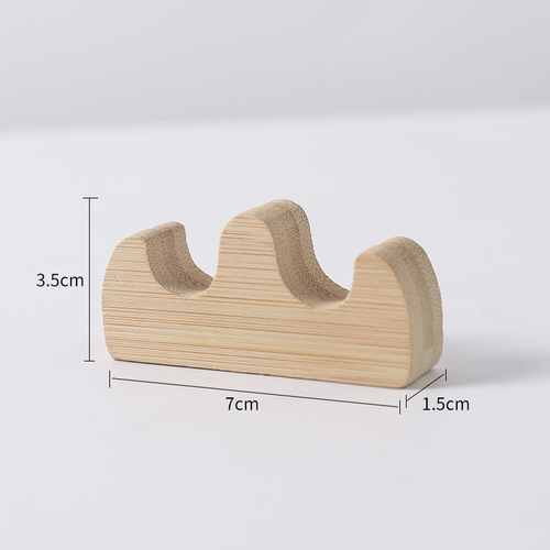 Manufacturer wholesale Sanfeng Bamboo Brush Pen Holder Stationery Wooden Retro Pen Mountain Sandalwood Wufeng Pen Holder