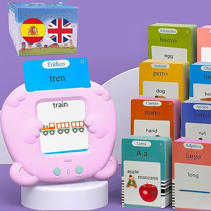 Cross-Border hablando tarjetas flash de educación temprana de los niños Tarjeta de la máquina Inglés ABC Tarjeta de inserción de la máquina