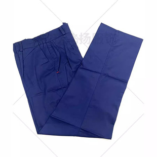 Work clothes pants summer breathable sweat-absorbent polyester-cotton overalls wear-resistant paint auto repair factory workshop labor protection clothing