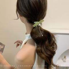 【スズランショートスタイル+腸型2個パック】女の子が髪を結ぶための夏の森風スズランヘアロープ、高弾性で耐久性のあるゴムバンド、美しい妖精のヘアアクセサリー