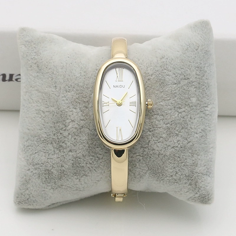 Браслет, золотые круглые кварцевые часы для студентов, fashionable dial, золотые часы