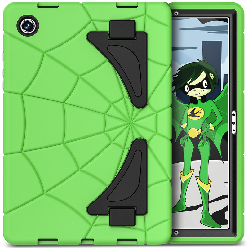 For Samsung tab A8 10.5 inch X200 Spider-Man anti-fall flat protective case stand Children's 2022