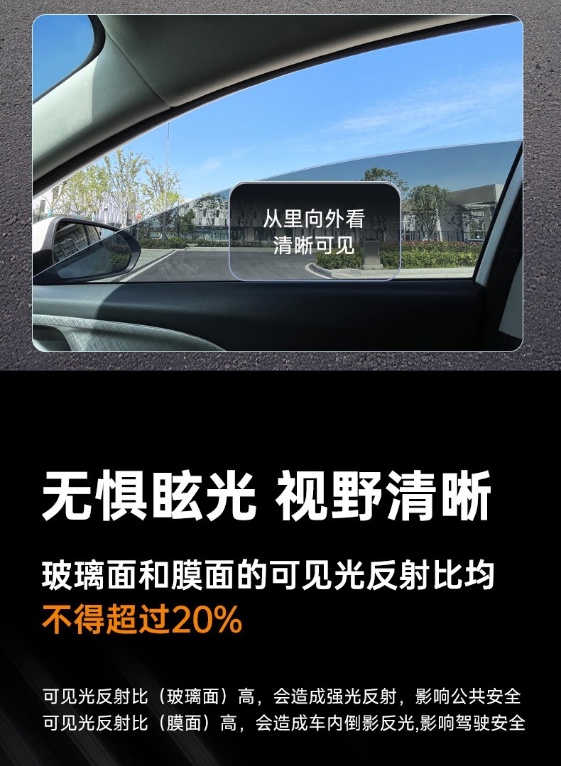Luodun Car Film Full Car Wrap Sunscreen Window Privacy Film Platinum Ice Shine Series High Insulation Solar Film