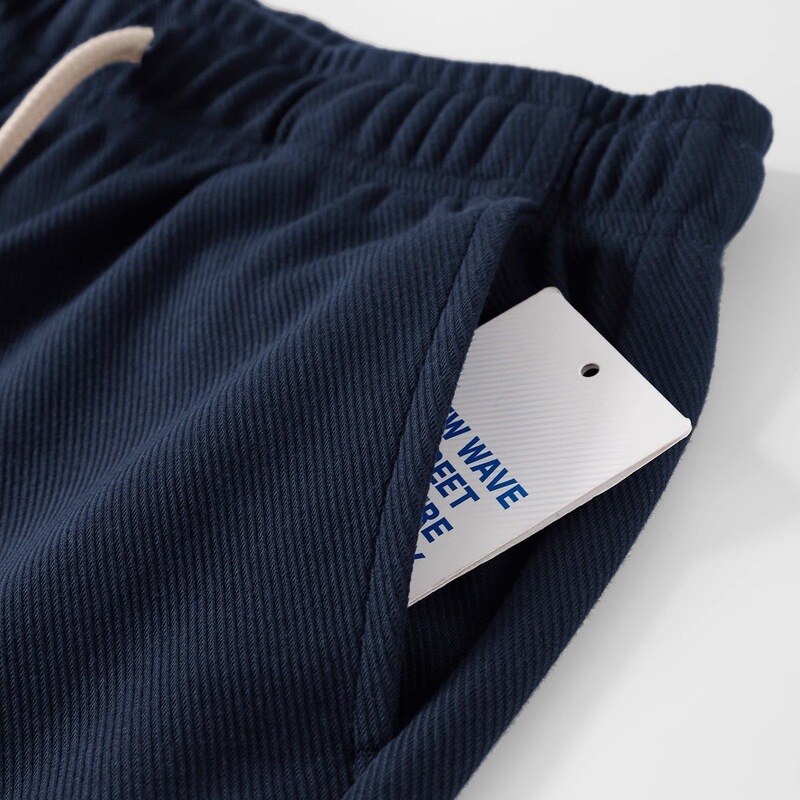 Perfect with matching pants, comfortable to wear! Dark blue, 400-gram heavyweight twill, straight-leg sweatpants, men's loose-fit casual athletic pants, women's spring collection Perfect with matching pants, comfortable to wear! Dark blue, 400-gram heavyweight twill, straight-leg sweatpants, men's loose-fit casual athletic pants, women's spring collection