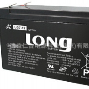 广隆蓄电池LG7-12/12V7AHUPS免维护蓄电池