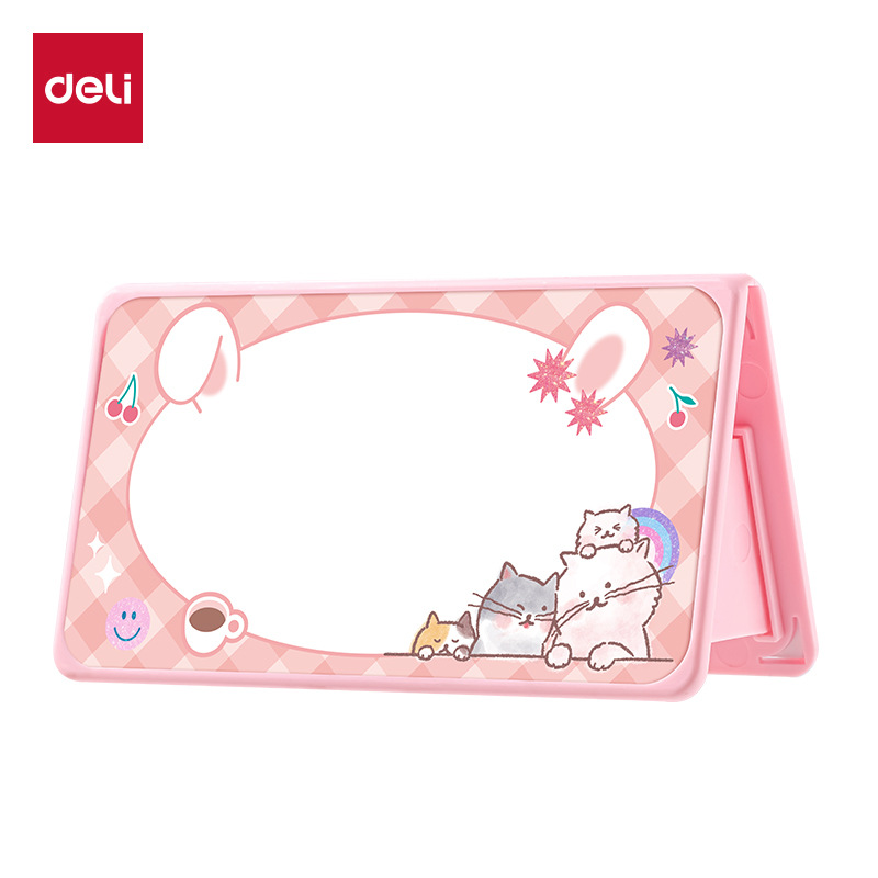 得力TF107V型折叠桌牌姓名牌子三角形座位牌台卡展示牌名字牌会议