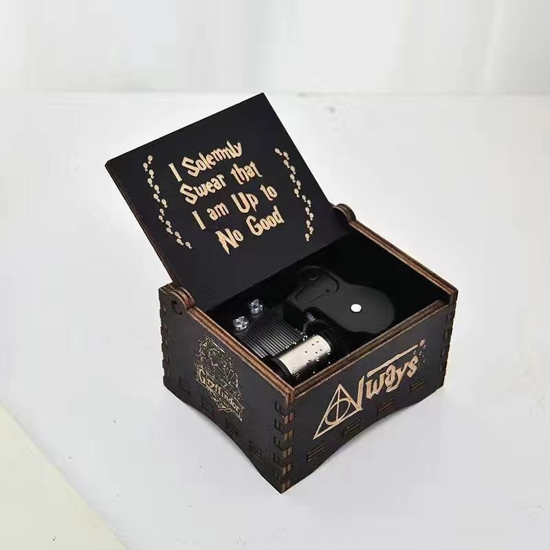 魔法ins哈利波特手摇音乐盒!暗黑迷你八音盒小创意生日礼物男女生|undefined