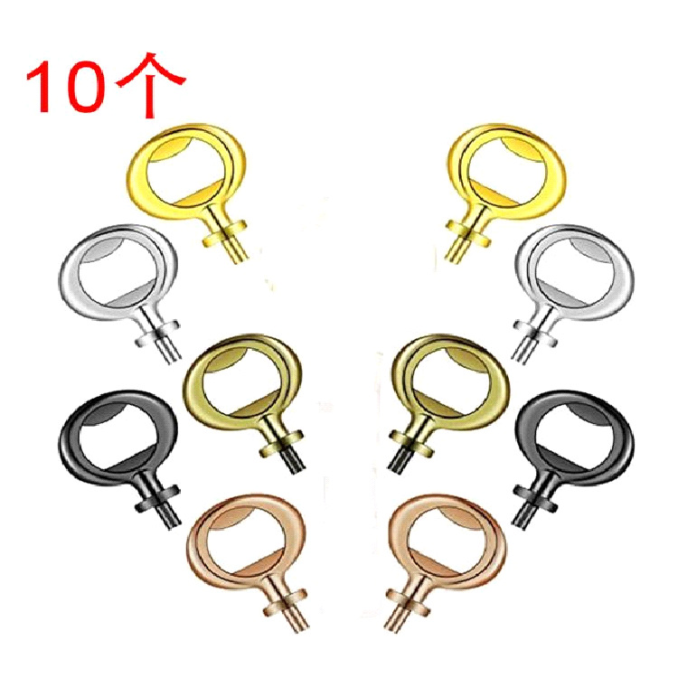 Directo de fábrica aleación de zinc larga barra de cerveza abridor de botellas DIY6 seda inferior cuerpo vino tapón de vino en stock al por mayor