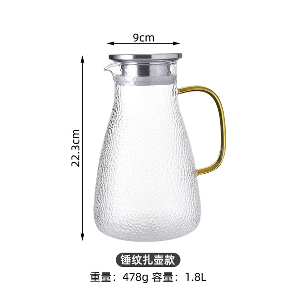 Hammer pattern teapot