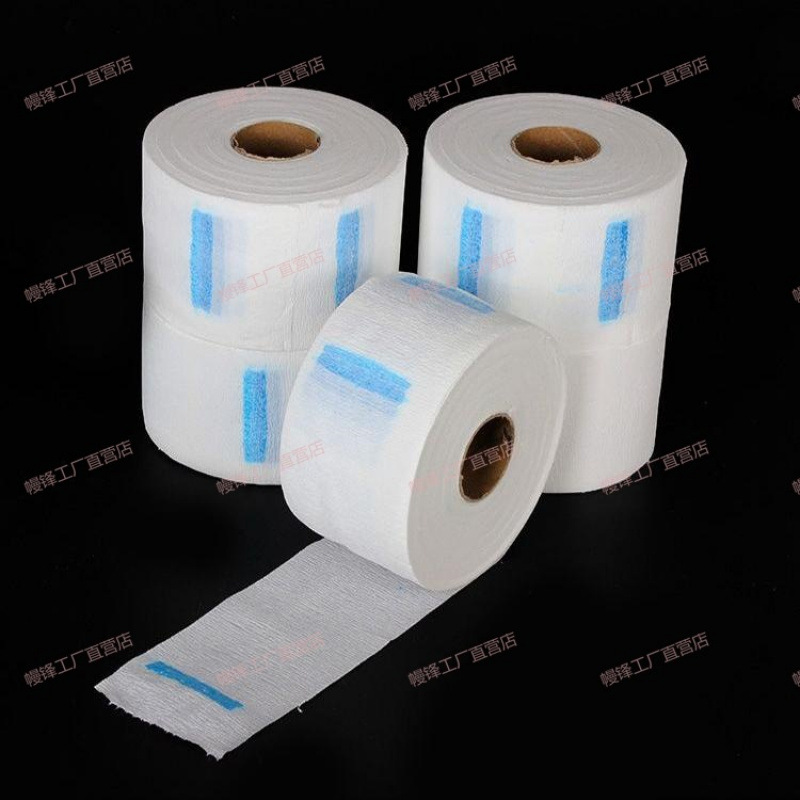 W papel caliente desechable collar protector de cuello papel corte de cabello tiñido artículos de peluquería salón de peluquería herramientas de papel collar Y