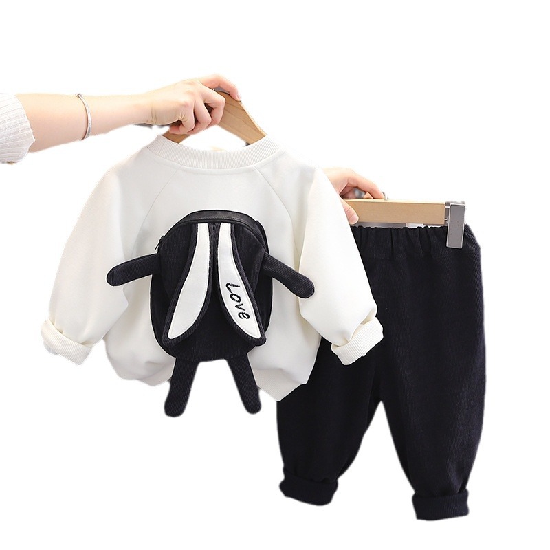 Vauvan asu pojille tytöille 2024 uuden tyylin lasten kevät ja tyylikkäät päällysvaatteet syksyn urheilu kaksiosainen setti_voghion.com