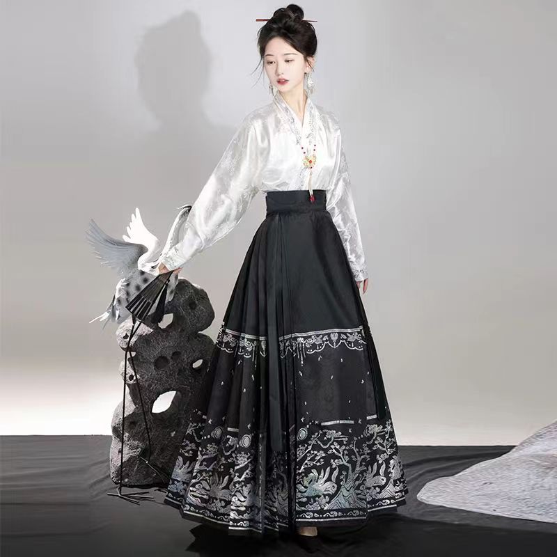 【九星连珠】提花上衣+织金裙子