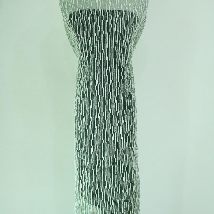 2024 nuevo gaza de malla gaza de malla gaza espuma dorada tela primavera-verano vestido de boda tela