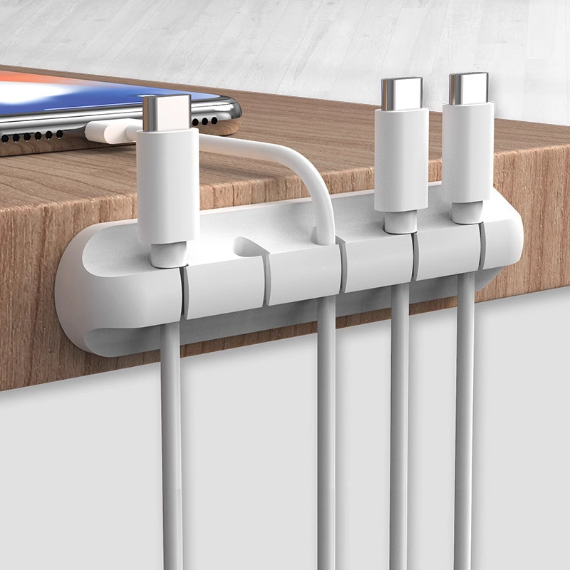 [Postage] Desktop Organiser Mobile Phone Charging Line Data Line Sorting Storage Ming Wire Blocking Hub Buckle